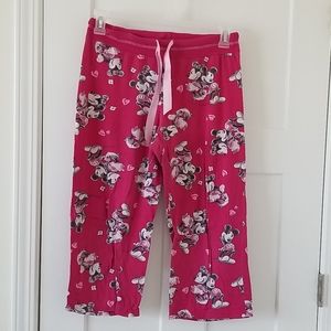 Mickey & Minnie PJ Capris. Medium (8-10)